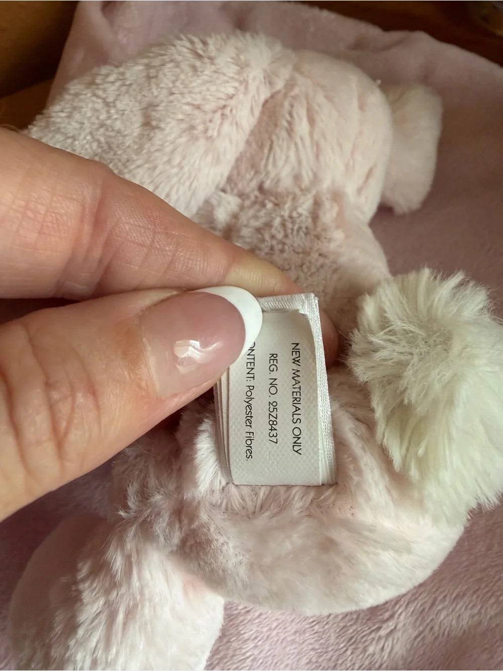 Jellycat Bashful Bunny Comforter - Pale Pink Plush